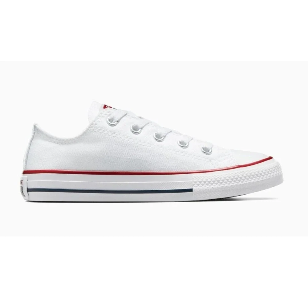 Converse Chuck Taylor All Star Low Top White Youth Sneakers Size 2‎ NWB